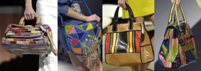 Multicolor handbags