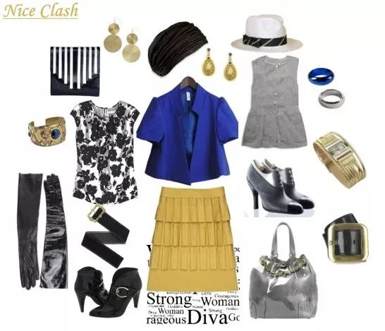 Outfit clash diva