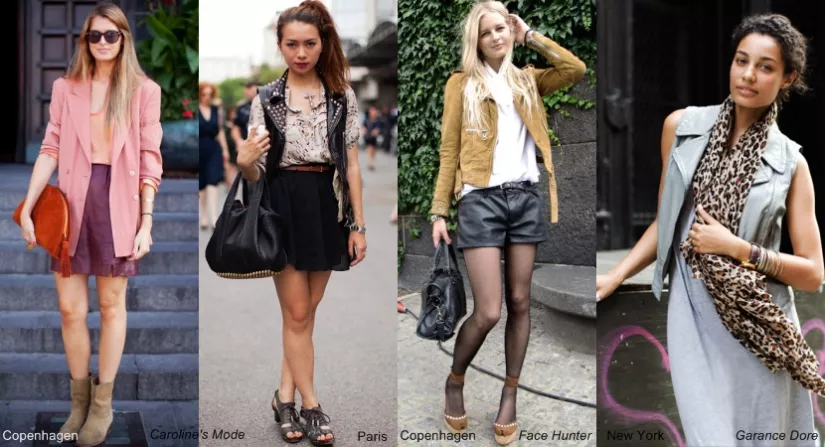 Stylish City: vintage denim, summer leather and 70s style 