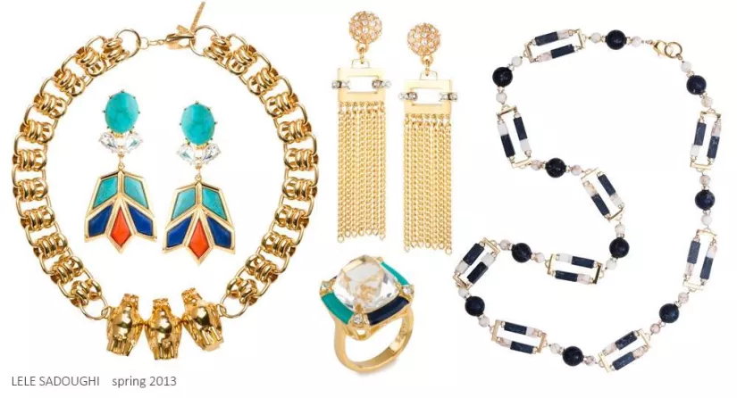 Lele Sadoughi spring 2013 jewelry collection