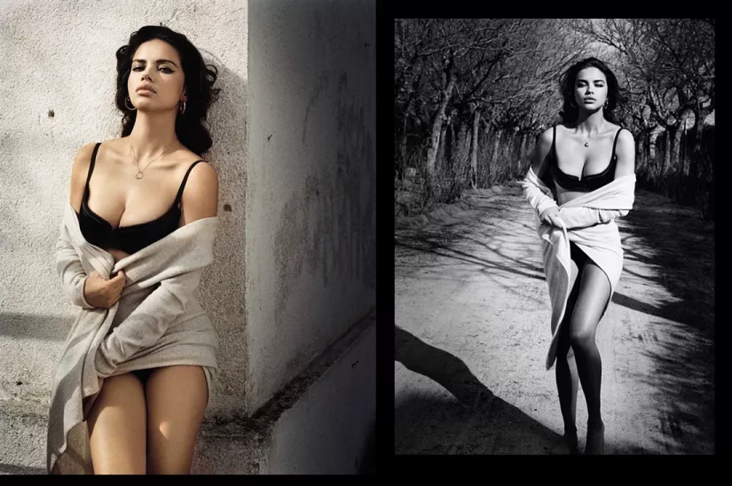 Adriana Lima - lingerie photoshoot