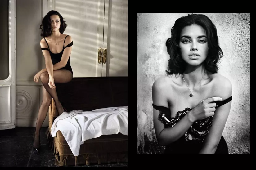 Adriana Lima - lingerie - Vogue
