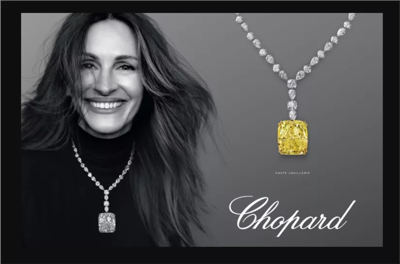 Julia Roberts Sparkles in Chopard's New Happy Diamonds Campaign