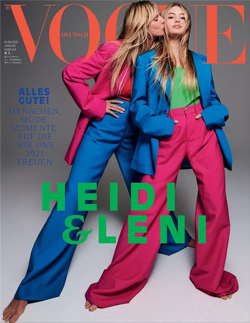 Leni Klum made her debut in Vogue