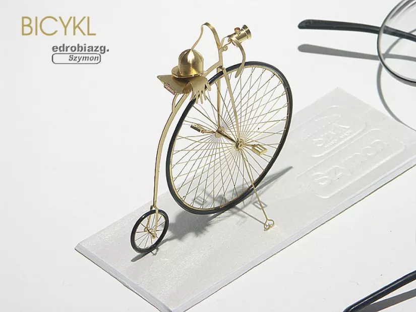 Szymon Klimek brass old Pegasus bicycle