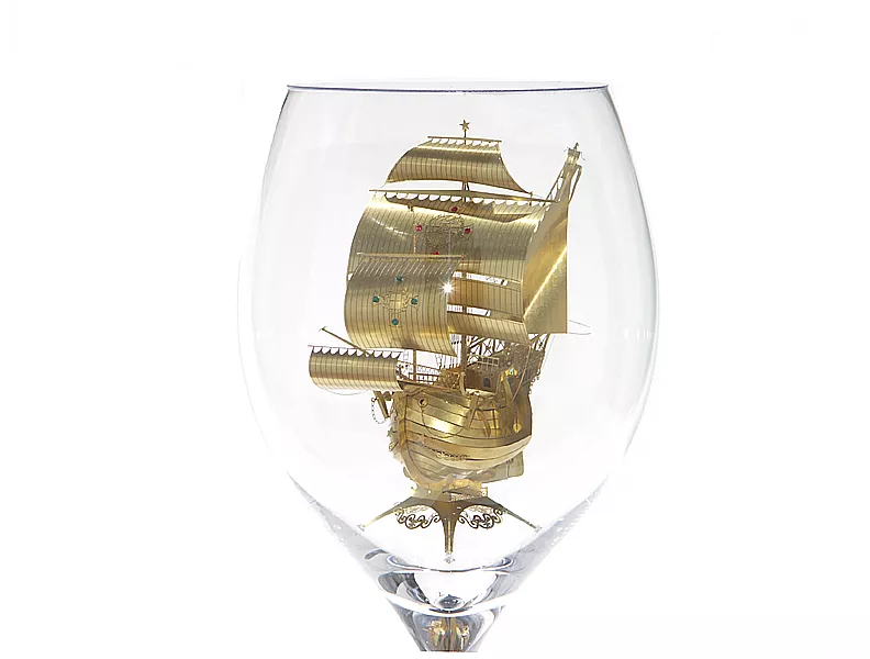 Szymon Klimek brass sail ship