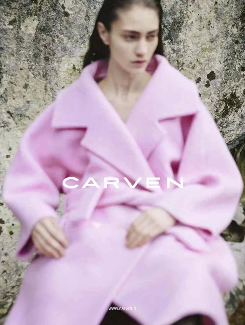 Marine Deleeuw for Carven fw 2013 ad campaign