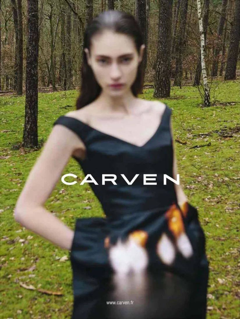 Marine Deleeuw for Carven fw 2013 by Viviane Sassen