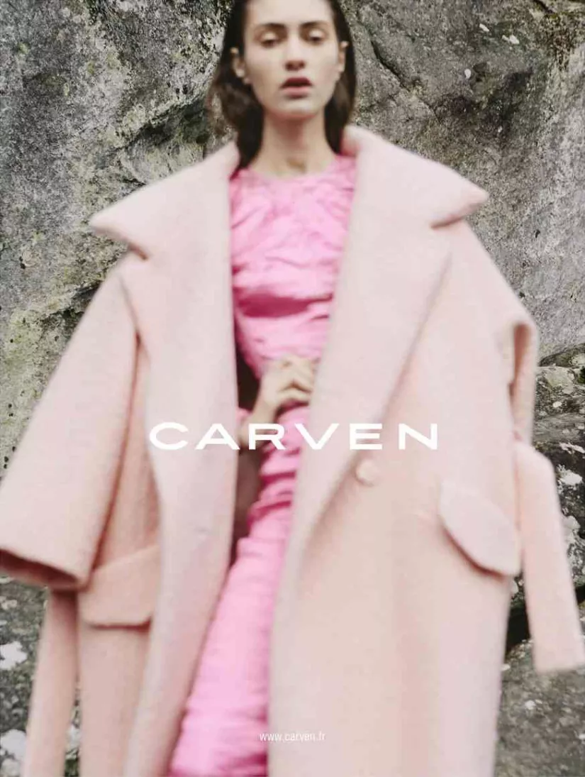 Marine Deleeuw for Carven fall-winter 2013 advertising campaign
