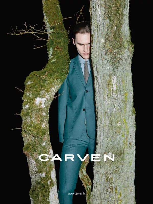 Luka Badnjar, Carven menswear fall-winter 2013 advertising campaign