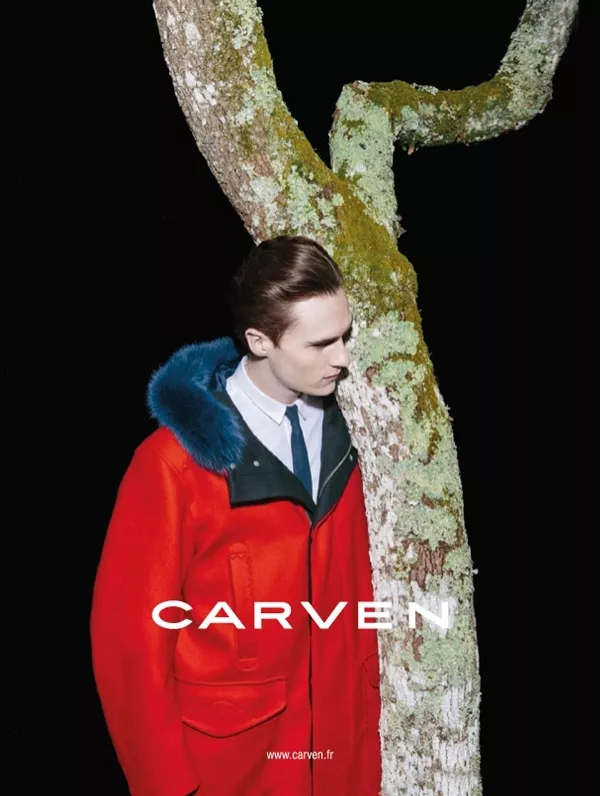 Luka Badnjar, Carven FW 2013 ad campaign by Viviane Sassen