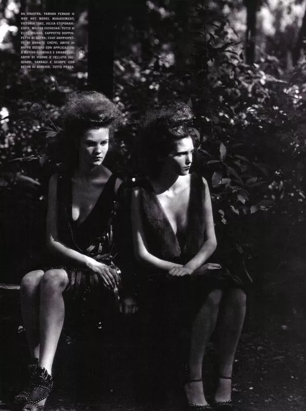 Deborah Turbeville, Variations on chic, Vogue Italia, 2009