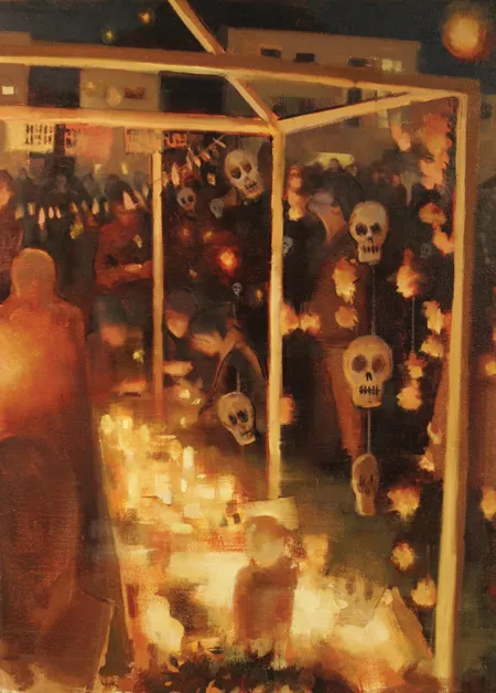 Gage Opdenbrouw, Skuls and Marigolds, Old Photos and Flames, Dia de Los Muertos
