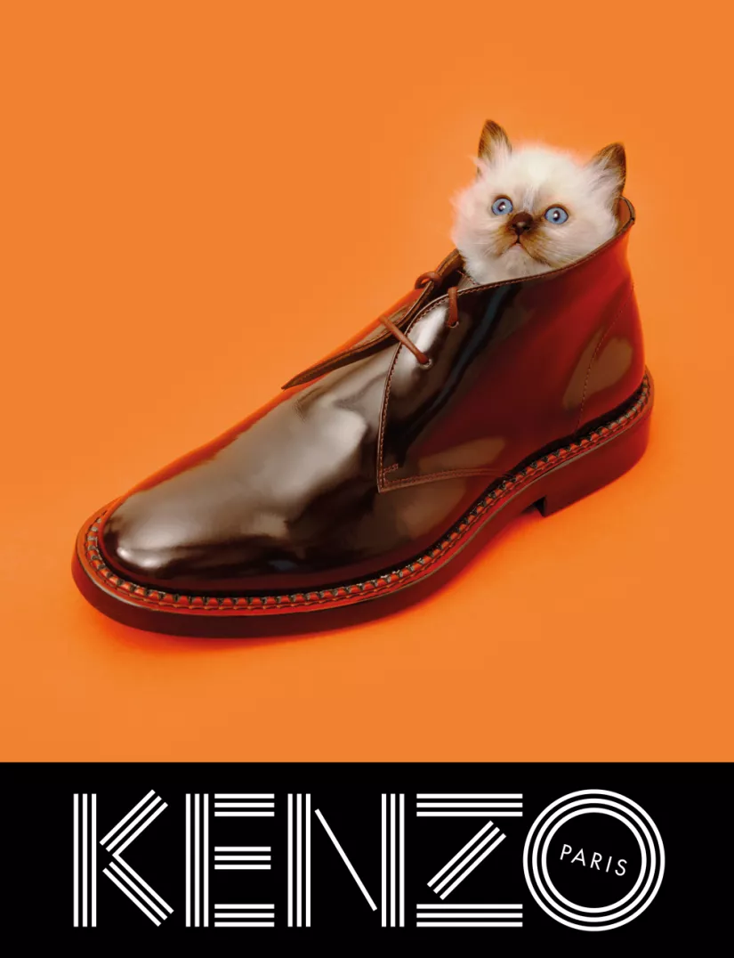 Kenzo fall/winter 2013 ad campaign by Maurizio Cattelan, Pierpaolo Ferrari