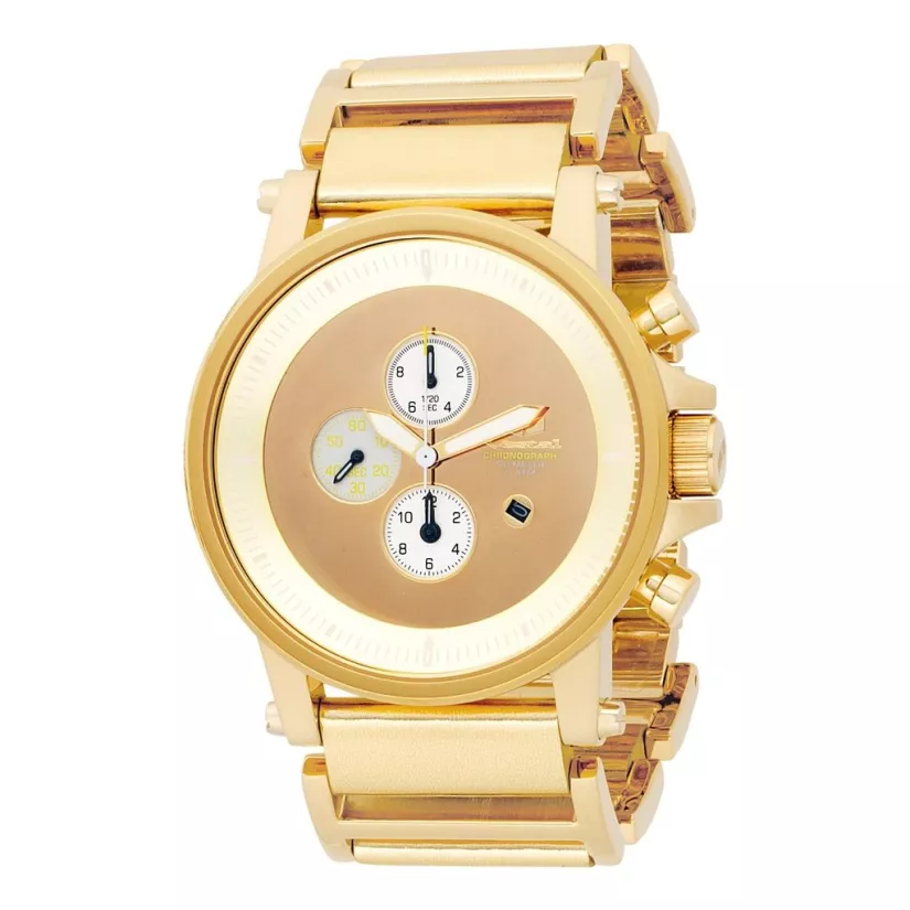 Leather Gold Watch