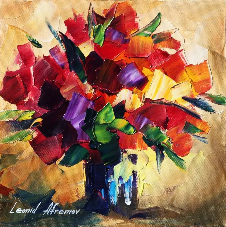 Leonid Afremov, Bouquet for Sweetheart