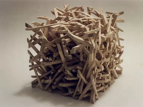 Medek wood cube