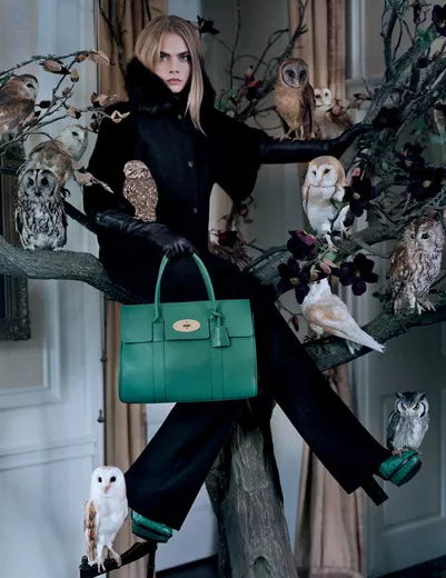 Cara Delevingne by Tim Walker for Mulberry FW 2013