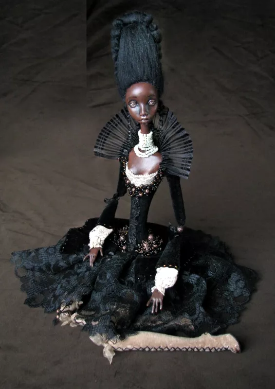 Onyx art doll by TirelessArtist