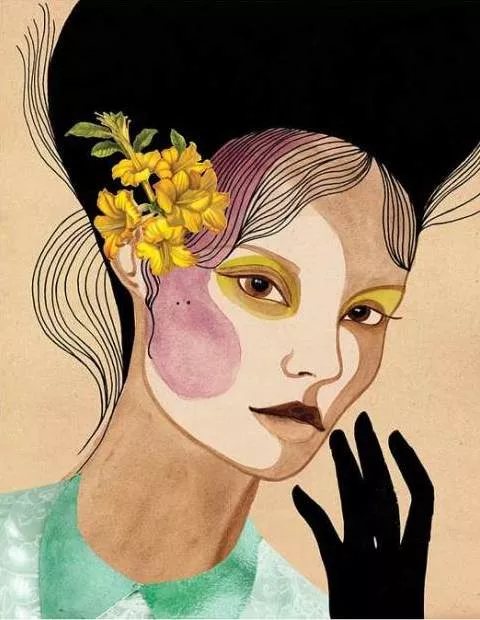 In Bloom illustration by Peggy Wolf