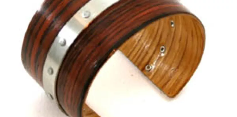 Wood + Metal Bracelet