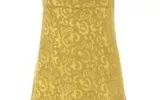 Gold Jacquard Dress