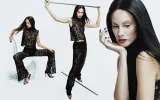Milena Smit models stylish clothes for L'Officiel Italia