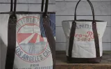 Patched Feed Sack Carryall